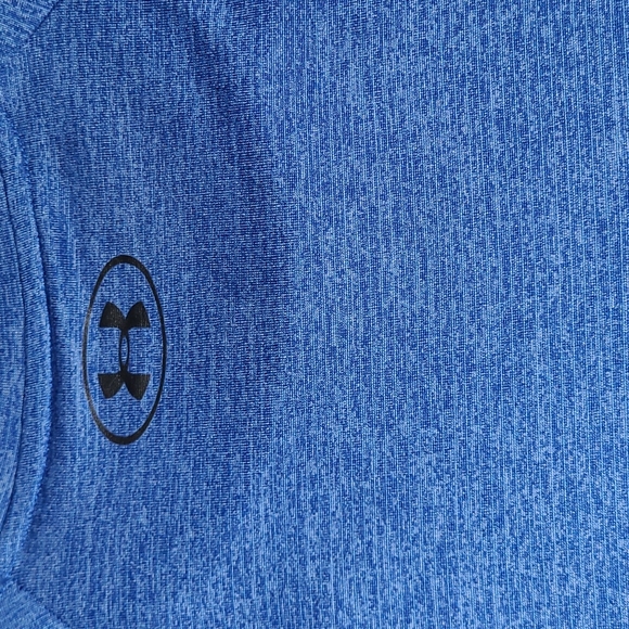 Under Armour Tech Tee Heat Gear, Men's Large, Blue - Picture 7 of 8